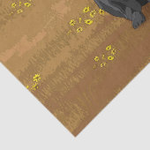 Black Labrador Retriever Hondenliefhebber Gift Tissuepapier (Detail)