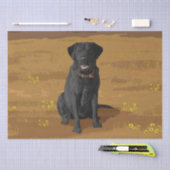 Black Labrador Retriever Hondenliefhebber Gift Tissuepapier (Craft)
