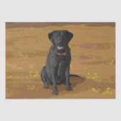 Black Labrador Retriever Hondenliefhebber Gift Tissuepapier (Voorkant)