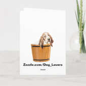 Black Labrador Retriever Kaart (Achterkant)