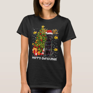 Black Labrador Retriever kerstboom Ligh T-shirt