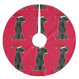 Black Labrador Retriever kerstboomrok Kerstboom Rok