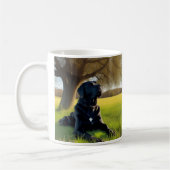 Black Labrador Retriever Koffiemok (Links)