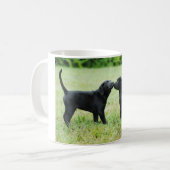 Black Labrador Retriever Koffiemok (Voorkant links)