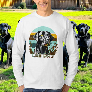Black Labrador Retriever   Lab Pap T-shirt