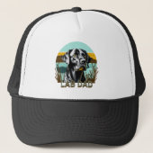 Black Labrador Retriever | Lab Pap Trucker Pet (Voorkant)