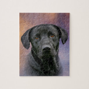 Black Labrador Retriever Legpuzzel