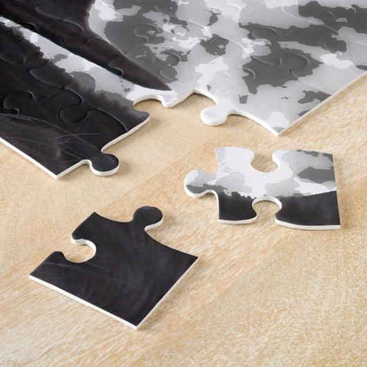 Black Labrador Retriever Legpuzzel (Zijkant)