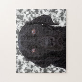 Black Labrador Retriever Legpuzzel (Verticaal)