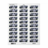 Black Labrador Retriever Mailing Label (Full Sheet)