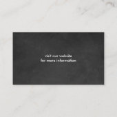 Black Labrador Retriever met tick Visitekaartje (Achterkant)