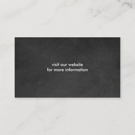 Black Labrador Retriever met tick Visitekaartje (Achterkant)