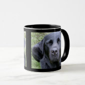 Black Labrador Retriever Mok (Voorkant rechts)