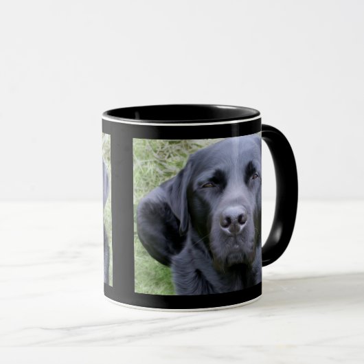 Black Labrador Retriever Mok (Voorkant rechts)