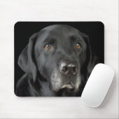 Black Labrador Retriever Mousepad Muismat (Met muis)