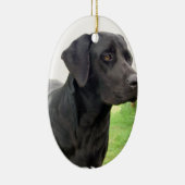 Black Labrador Retriever Ornament (Rechts)