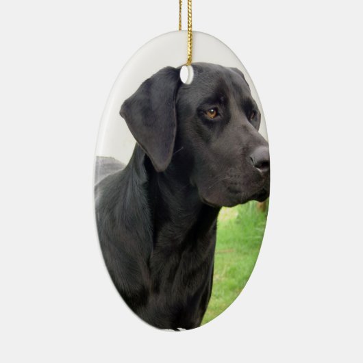 Black Labrador Retriever Ornament (Rechts)
