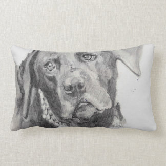 Black Labrador Retriever Pillow Kussen