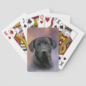Black Labrador Retriever Pokerkaarten (Achterkant)