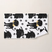 Black Labrador Retriever Puppies Bad Handdoek (Handdoek)