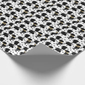 Black Labrador Retriever Puppies Cadeaupapier (Hoek)