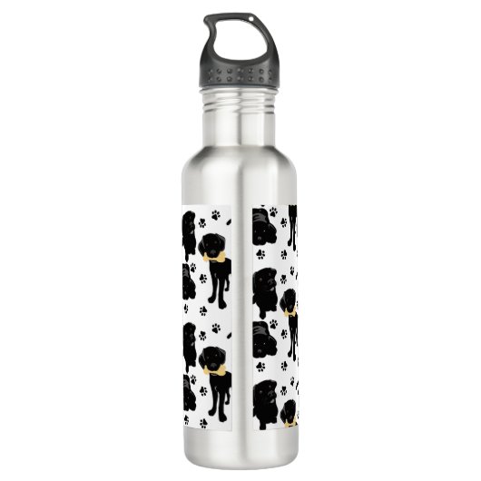 Black Labrador Retriever Puppies Waterfles (Achterkant)