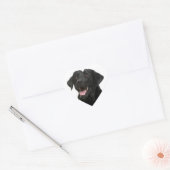 Black Labrador Retriever Puppy Dog Sticker (Envelop)