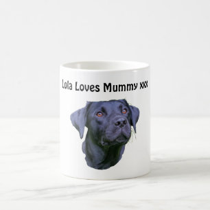 Black Labrador Retriever Puppy Koffiemok