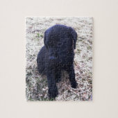 Black Labrador Retriever Puppy Legpuzzel (Verticaal)