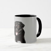 Black Labrador Retriever Puppy Mok (Voorkant rechts)