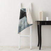 Black Labrador Retriever puppy T-Shirt Throw Pil (In situ)