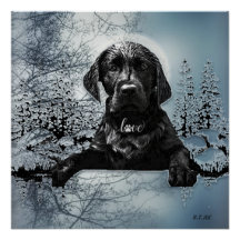 Black Labrador Retriever puppy T-Shirt Throw Pil