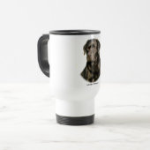 Black Labrador Retriever Reisbeker (Voorkant links)