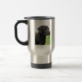 Black Labrador Retriever Roestvrij reisscherm Reisbeker (Links)