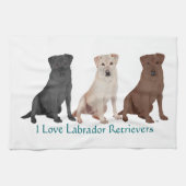 Black Labrador Retriever Sailor Kitch - Gepersonal Theedoek (Horizontaal)