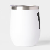 Black Labrador Retriever Schattige Lab Dog en elke (Rechts)