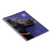 Black Labrador Retriever - Spiral notebook Notitieboek (Rechterzijde)