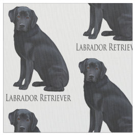 Black Labrador Retriever Stof