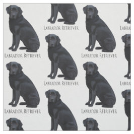 Black Labrador Retriever Stof