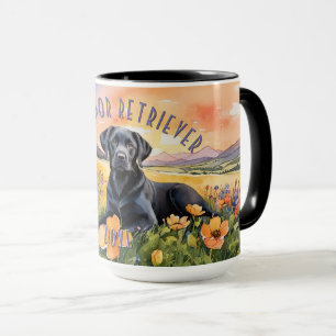 Black Labrador Retriever Sunrise Combo Mok