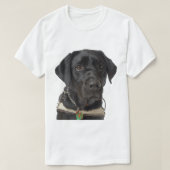 Black Labrador Retriever T-shirt (Design voorkant)