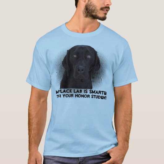 Black Labrador Retriever T-shirt (Voorkant)
