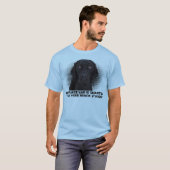 Black Labrador Retriever T-shirt (Voorkant volledig)