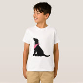 Black Labrador Retriever T-shirt (Voorkant volledig)