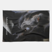 Black Labrador Retriever Theedoek (Horizontaal)