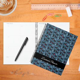 Black Labrador Retriever Wekelijks Maandelijks Planner