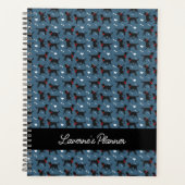 Black Labrador Retriever Wekelijks Maandelijks Planner (Voorkant)