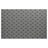 Black Labrador Retrievers Dog Silhouettes Pattern Stof (Fat Quarter)