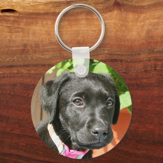 Black Labrador Sleutelhanger (Voorkant)