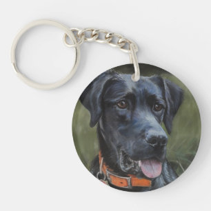 Black Labrador Sleutelhanger